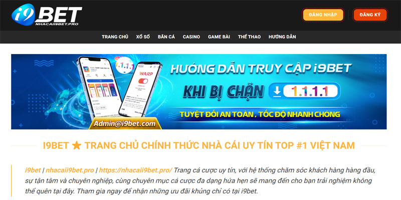 I9bet – Sân Chơi Cá Cược Đẳng Cấp Nhất Mọi Thời Đại